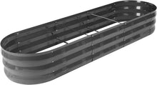 Load image into Gallery viewer, Ventilated Galvanized Garden Bed Kit - Stylish Grey Planter for Healthy Growth