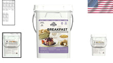 Load image into Gallery viewer, Nutritious 162 Serving Breakfast Emergency Food Supply - 30 Year Shelf Life