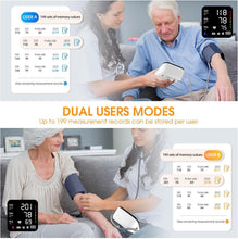Load image into Gallery viewer, Large Cuff Blood Pressure Monitor for Adults - 9 to 17 Inches Adjustable Fit