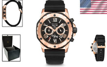 Load image into Gallery viewer, Water-Resistant Men's Marine Star Chronograph Steel Watch with Calendar Feature