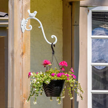 Load image into Gallery viewer, Sturdy 2PC 10-Inch Cast Iron Hanging Brackets - Ideal for Planters &amp; Wind Chimes