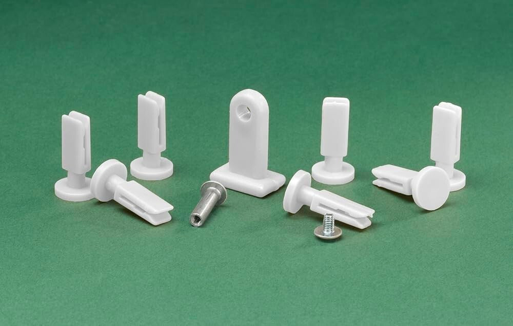 Elegant White Accordion Folding Door - Easy Installation & Space-Saving Design