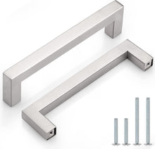 Load image into Gallery viewer, Durable 5-Inch Hole Center Stainless Steel Handles - 20 Count Brushed Finish