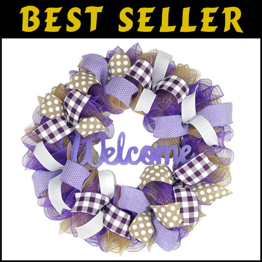 Customizable Jute Welcome Wreath - Perfect Handmade Gift for Every Occasion