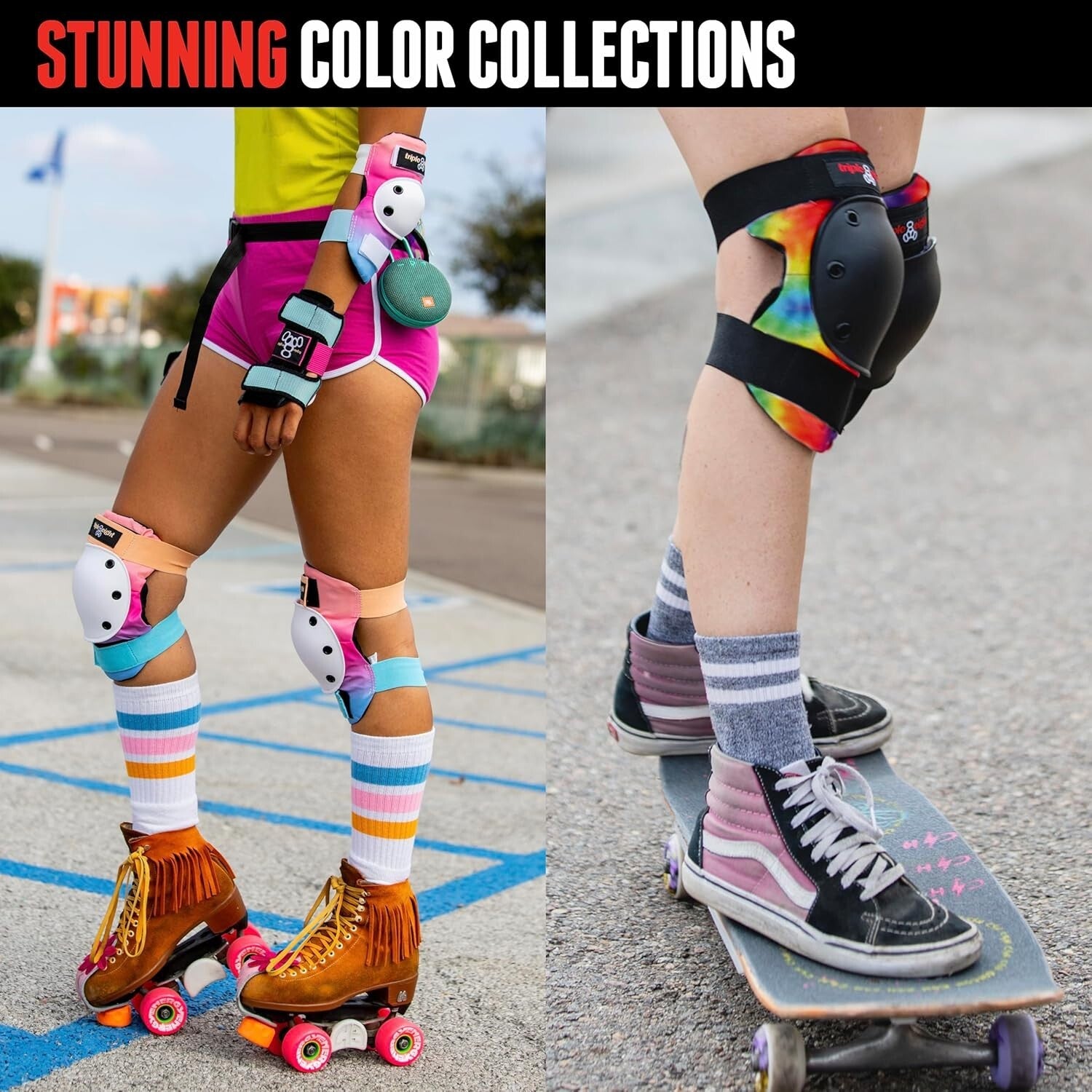 All-in-One Multi-Sport Protection Pads Set - Ideal for Skate & Cycle Activities