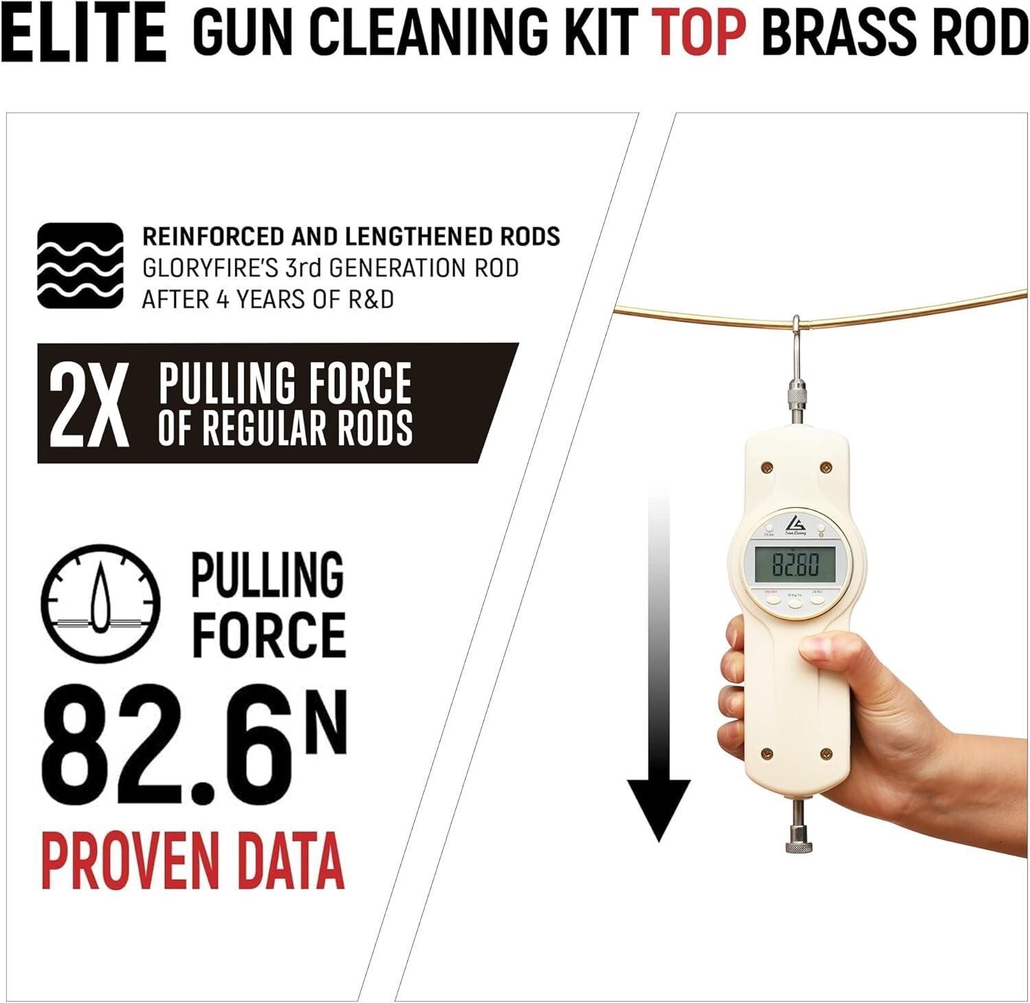 Elite Gun Cleaning Kit: Portable Brass Rods & Essential Accessories for All Guns