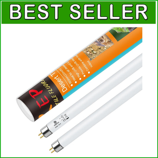 Energy-Efficient Reptile UVB Light Tubes - Full Spectrum Sunlight (2 Pack)