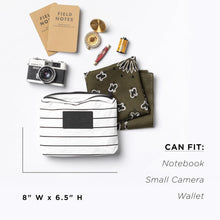 Load image into Gallery viewer, Lightweight Splash-Proof Makeup Pouch - Stylish Travel Organizer 8"W x 6.5"H