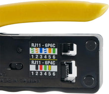 Load image into Gallery viewer, Klein Tools Compact Data Cable Crimper with Easy Grip Handle - Rugged Design