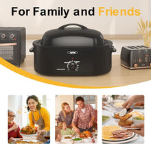 Load image into Gallery viewer, Versatile 20qt Roaster Oven with Removable Pan &amp; Full-Range Temperature Control