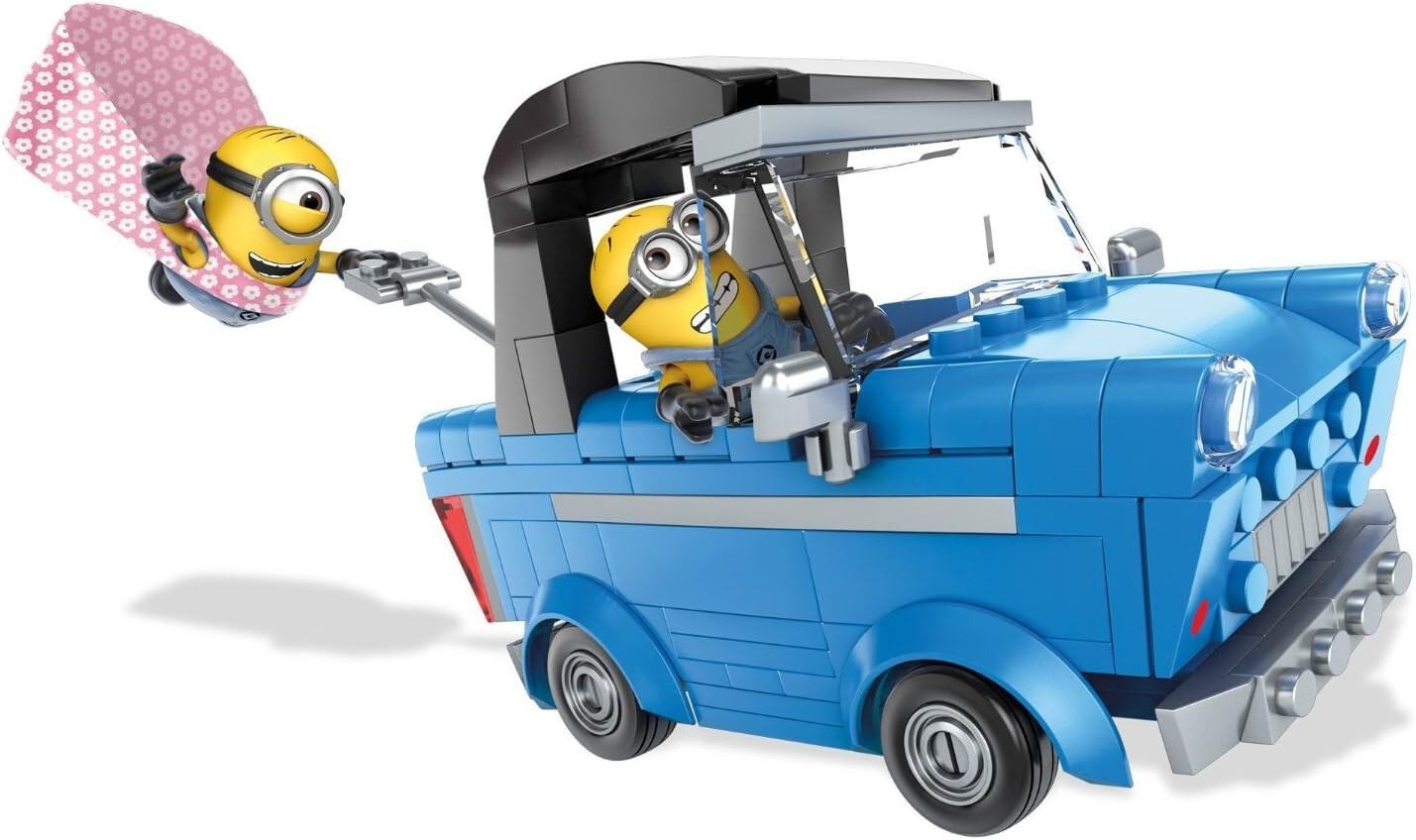 Buildable Despicable Me Motor Mischief Set with Glider Accessory for Endless Fun