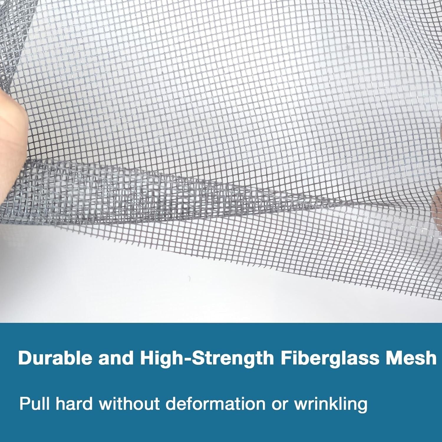 Adjustable 36x50 Fiberglass Screen Roll - Effortless DIY Insect Protection Mesh