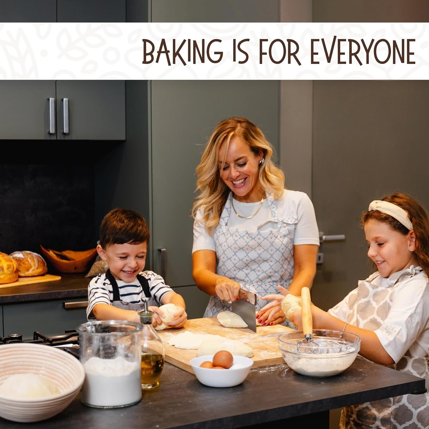 Artisan-Level 9' Round Banneton & Bread Baking Supplies Gift Set for All Skills