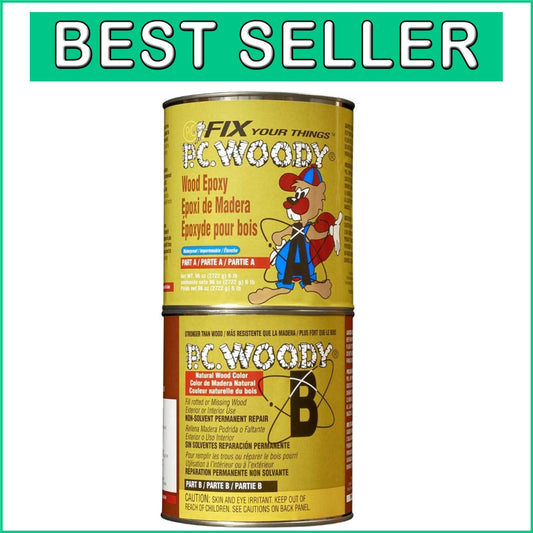 Durable Two-Part Wood Repair Epoxy Paste - 96 oz - Ideal for Carpentry Projects
