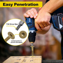 Load image into Gallery viewer, 550-Piece Self-Drilling Reamer Tek Torx Screws for Wood to Metal Fastening