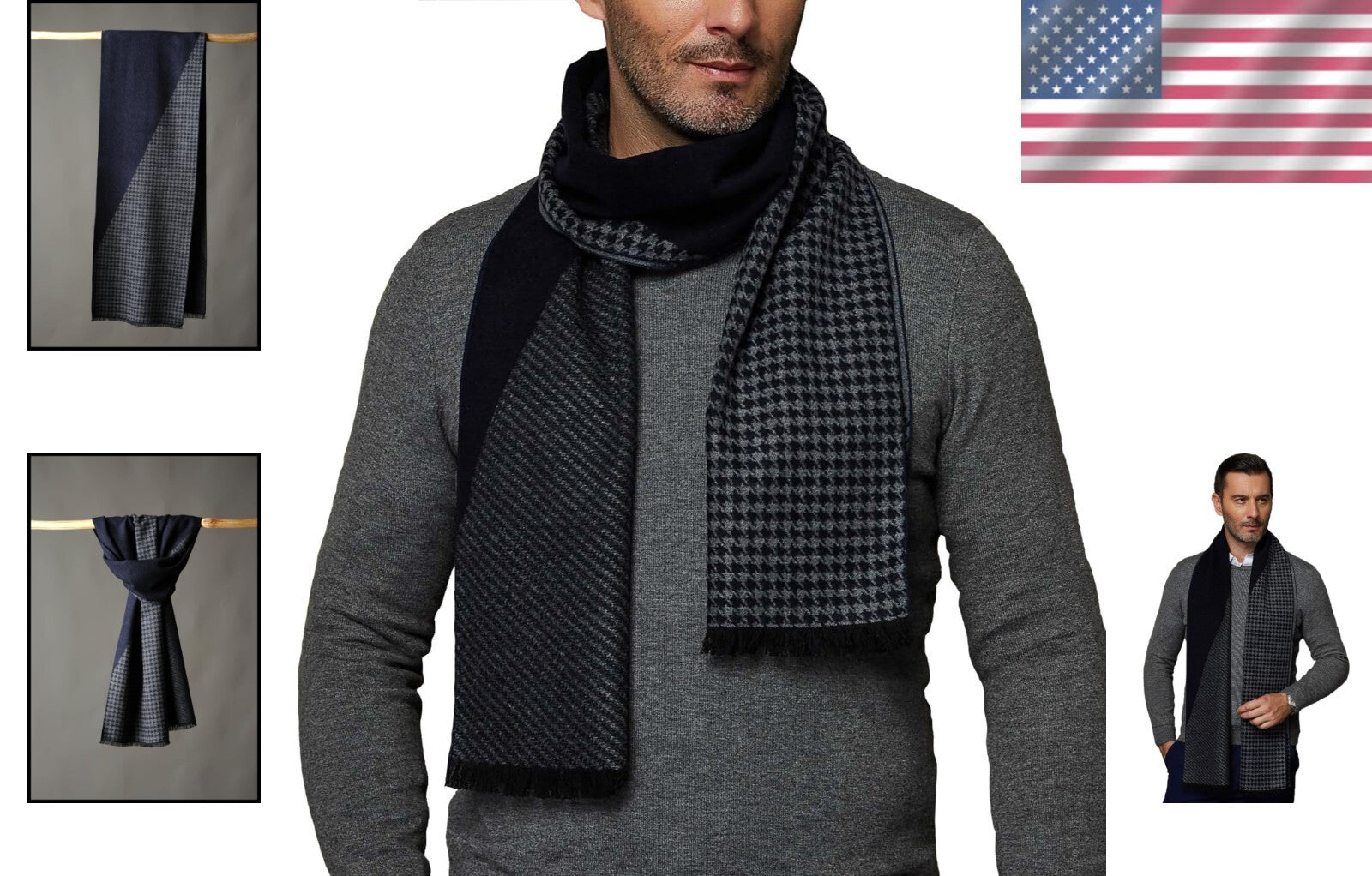 Gentlemen’s 100% Mulberry Silk Scarf - Luxurious, Brushed Softness, Gift-Boxed