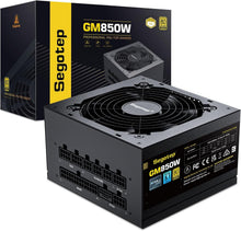 Load image into Gallery viewer, GM850 80 Plus Gold Certified Power Supply - 850W Gaming PSU with Modular Design
