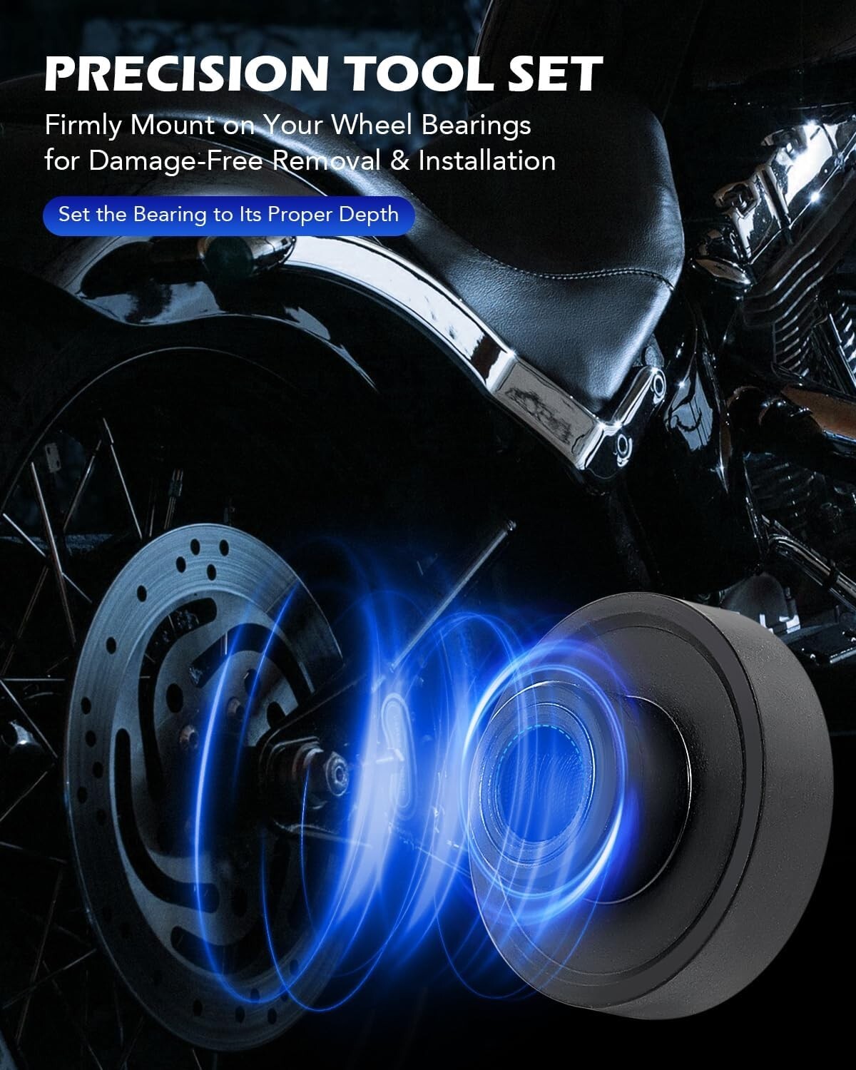 Complete Wheel Bearing Maintenance Kit for Harley Davidson Motorcycles 2000-2020