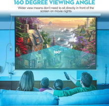 Load image into Gallery viewer, Space-Saving 120-Inch Electric Projector Screen - 4K 3D HD Perfect for Home