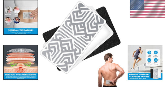 Reusable Pain Relief Patches - Fast-Acting, Drug-Free Solution for Sore Muscles