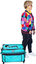Load image into Gallery viewer, Heavy-Duty Collapsible Machine Case with 4-Wheel Drive for Sewers &amp; Quilters