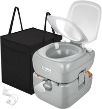 Load image into Gallery viewer, Convenient Portable Camping Porta Potty - 441 lbs Capacity with Cleaning Sprayer
