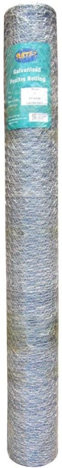 Durable 20GA Galvanized Chicken Wire 60" x 150' - Ideal for Livestock Enclosures