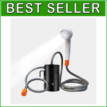 Load image into Gallery viewer, Waterproof Camping Shower with 2 Flow Rates &amp; Built-in LEDs - Lightweight Design