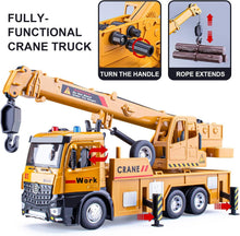Load image into Gallery viewer, Imaginative Play Crane Truck Toy with Realistic Sounds - Perfect Gift for Kids