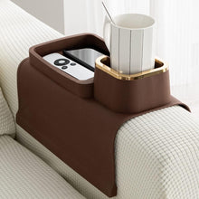 Load image into Gallery viewer, Premium Silicone Couch Cup Holder - Sturdy &amp; Stylish Drink Holder Brown
