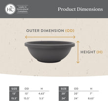 Load image into Gallery viewer, Stylish 24" Shallow Succulent Planter with Drainage - Perfect for Home &amp; Garden