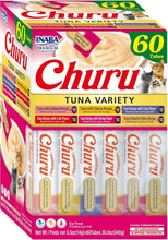 Load image into Gallery viewer, Interactive Churu Tuna Treats, Creamy &amp; Grain-Free - 60 Servings for All Cats