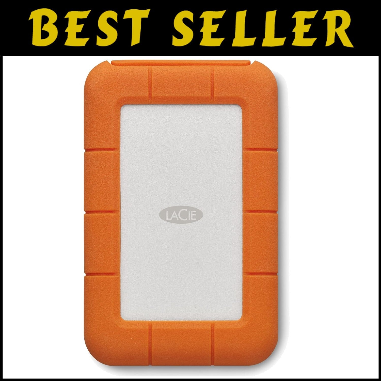 4TB USB-C External Hard Drive - Portable, Shockproof & Weather Resistant Storage