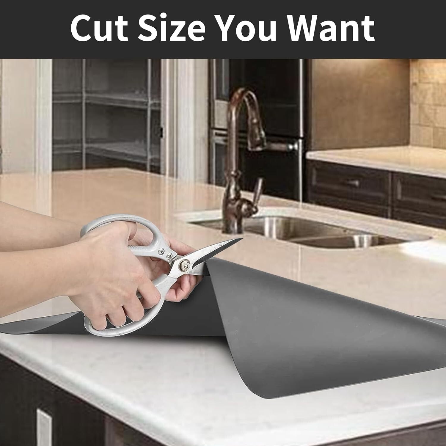 Extra Large Non-Slip Silicone Mat 78.7"x23.6" - Heat Resistant Kitchen Protector