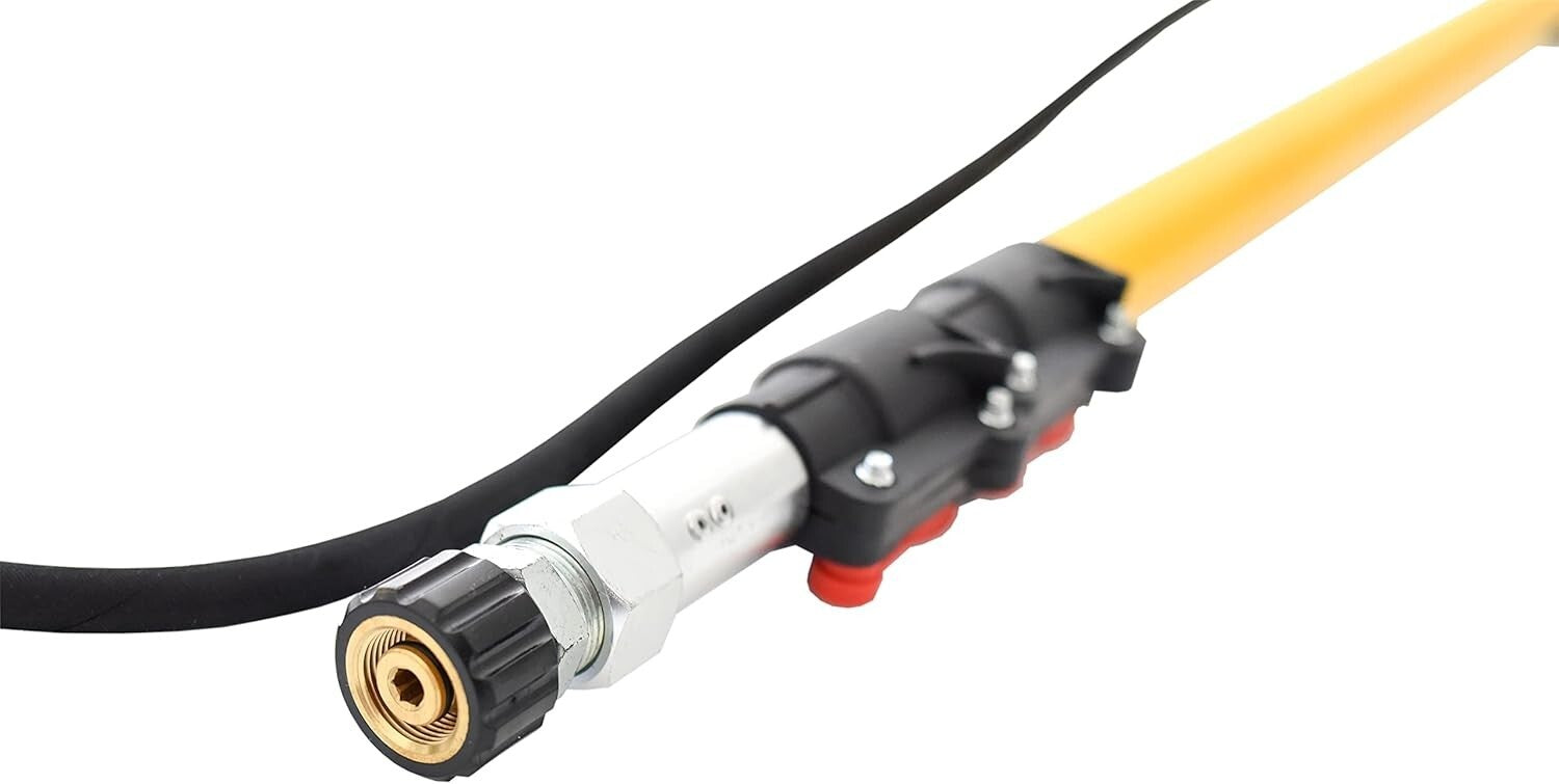 Durable 18ft Telescoping Lance for Pressure Washers - Fiberglass & Metal Combo