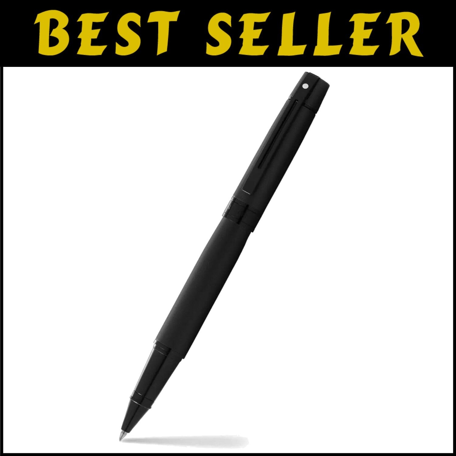 Sophisticated 300 Matte Black Rollerball Pen with Gift Box - Lifetime Guarantee
