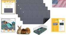 Load image into Gallery viewer, Premium Anti-Slip Guinea Pig Bedding - Reusable 4 Pack for Midwest Cages