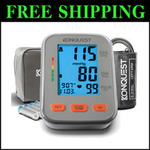 Load image into Gallery viewer, Home Blood Pressure Monitor - Adjustable Cuff &amp; Irregular Heartbeat Alert