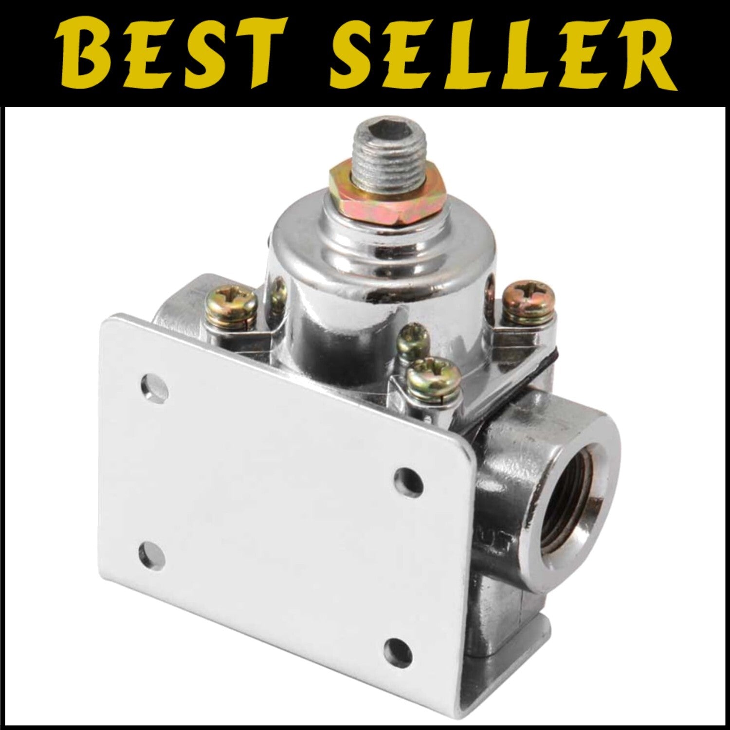 Universal Fuel Pressure Regulator with Adjustable Settings & Mounting Hardware