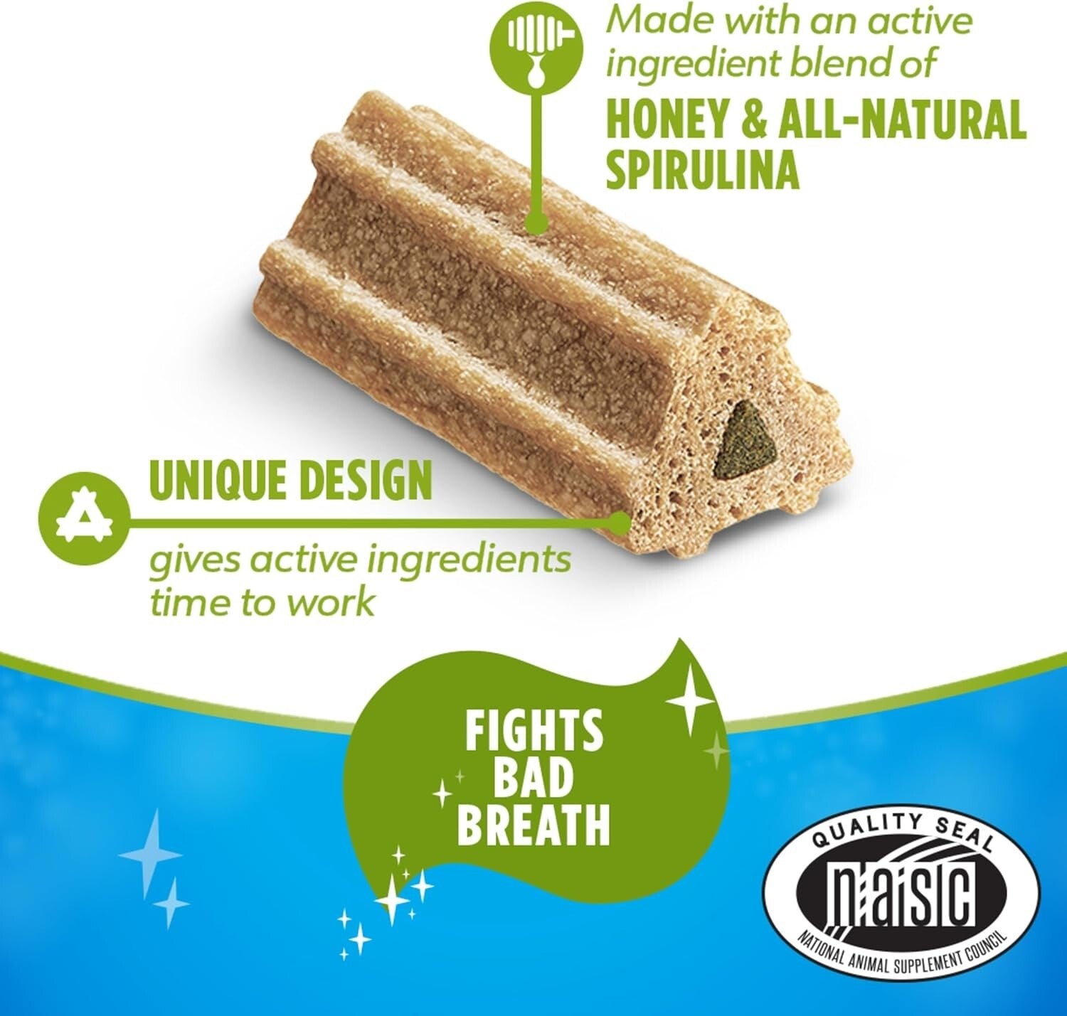 ActivFresh Dental Chews for Small & Medium Dogs - 90-Piece Breath Fresheners