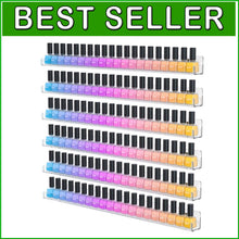 Load image into Gallery viewer, Removable Anti-Slip 6-Tier Nail Polish Wall Shelf - Holds 150 Bottles Securely