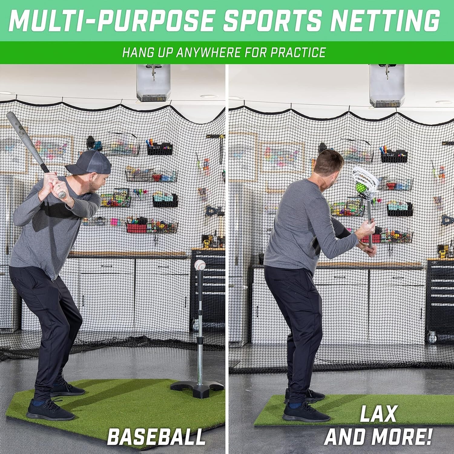 Durable Heavy-Duty Mesh Sports Net, Easy Install, Great for Indoor & Outdoor