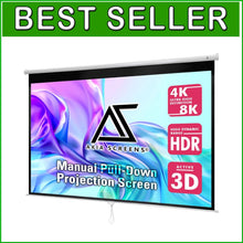 Load image into Gallery viewer, Premium 110-Inch 16:9 Projector Screen - Indoor &amp; Outdoor Viewing Excellence