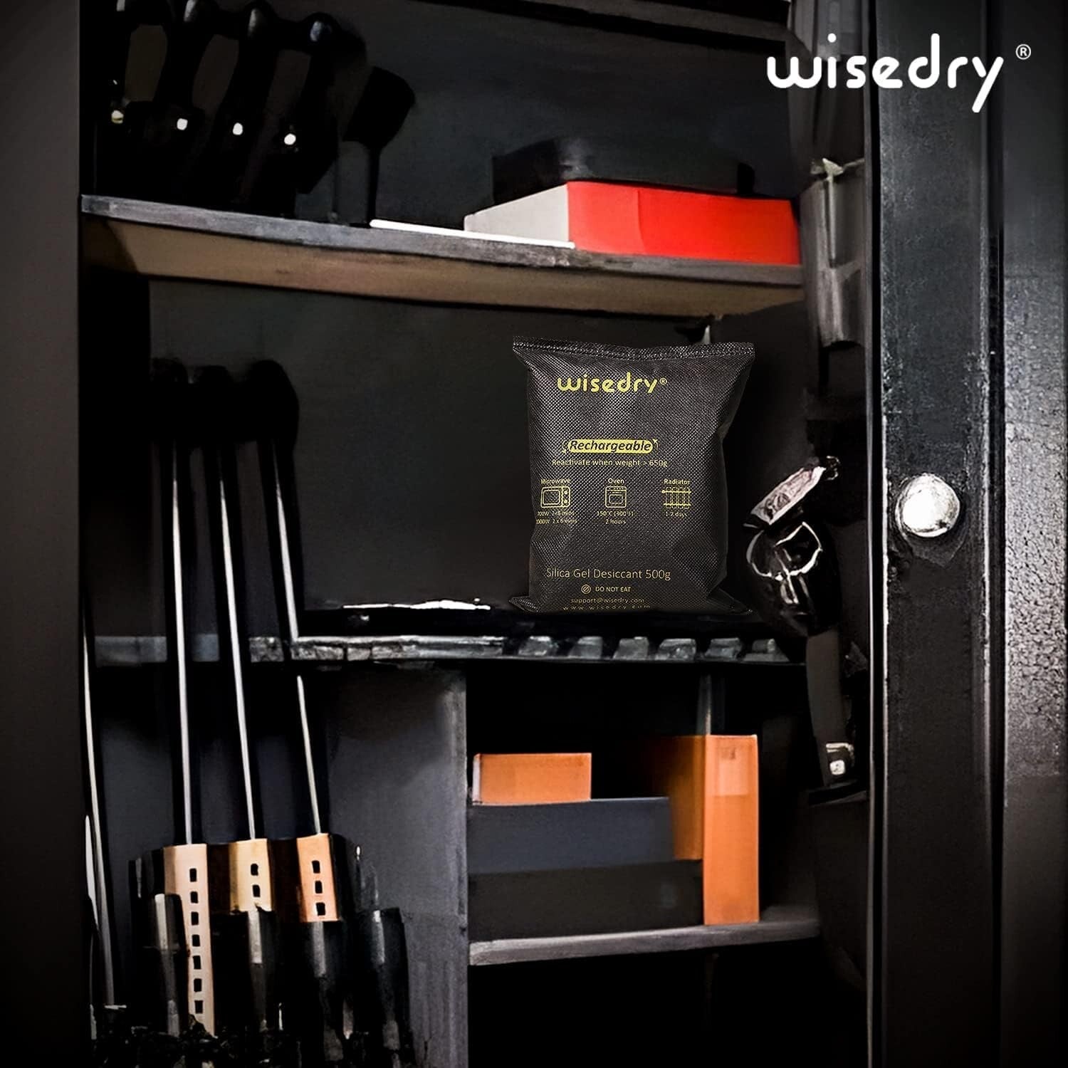 Large 4 x 500g Silica Gel Moisture Absorber Bags - Safe & Reusable Dehumidifier