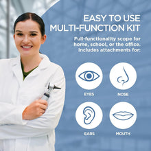 Load image into Gallery viewer, Portable Medical Diagnostic Toolkit: 36 Pieces for Eye, Ear, Nose, and Throat