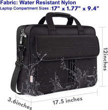 Load image into Gallery viewer, Unisex 17-Inch Professional Briefcase - Waterproof Laptop Carrier with Pockets