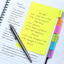 Load image into Gallery viewer, Compact 4" x 6" Divider Sticky Note Packs - 720 Pages for All Your Thoughts