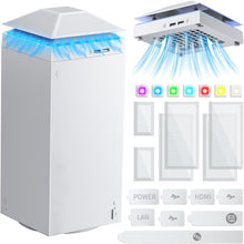 Load image into Gallery viewer, Auto Cooling Fan with Colorful Light Strip for Xbox Series X - Dust Proof Design
