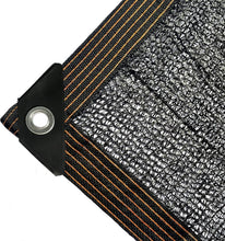 Load image into Gallery viewer, High-Density 20x48 FT Black Shade Tarp with Grommets - Optimal Sun Protection