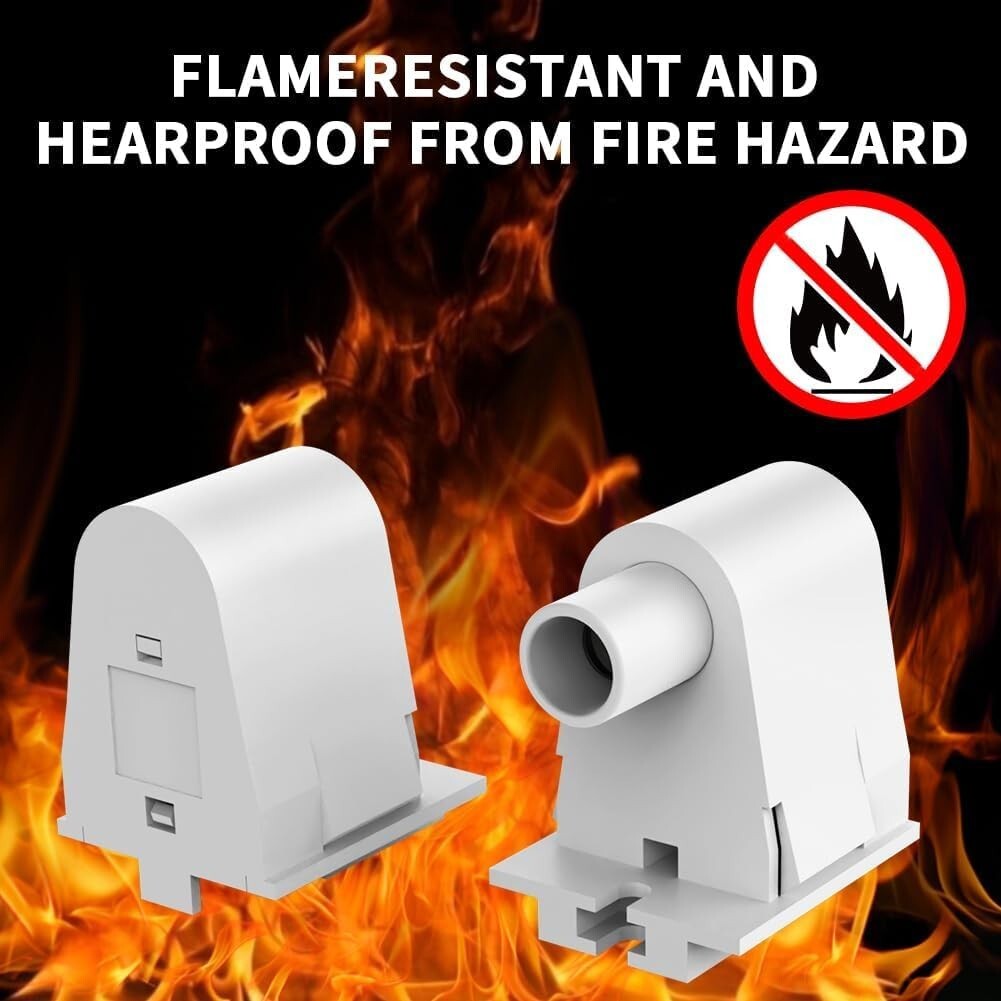 Easy-Install FA8 Non-Shunted Single Pin Sockets - 25-Pack for Fluorescent Lights